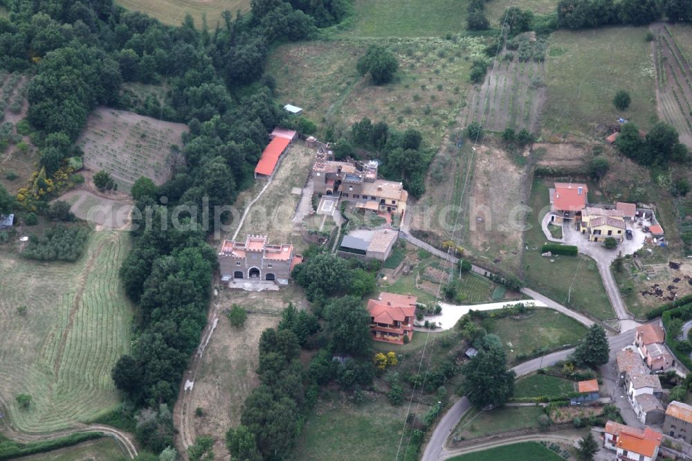 Aerial photograph Montefiascone - Holiday house plant near Montefiascone in Lazio in Italy