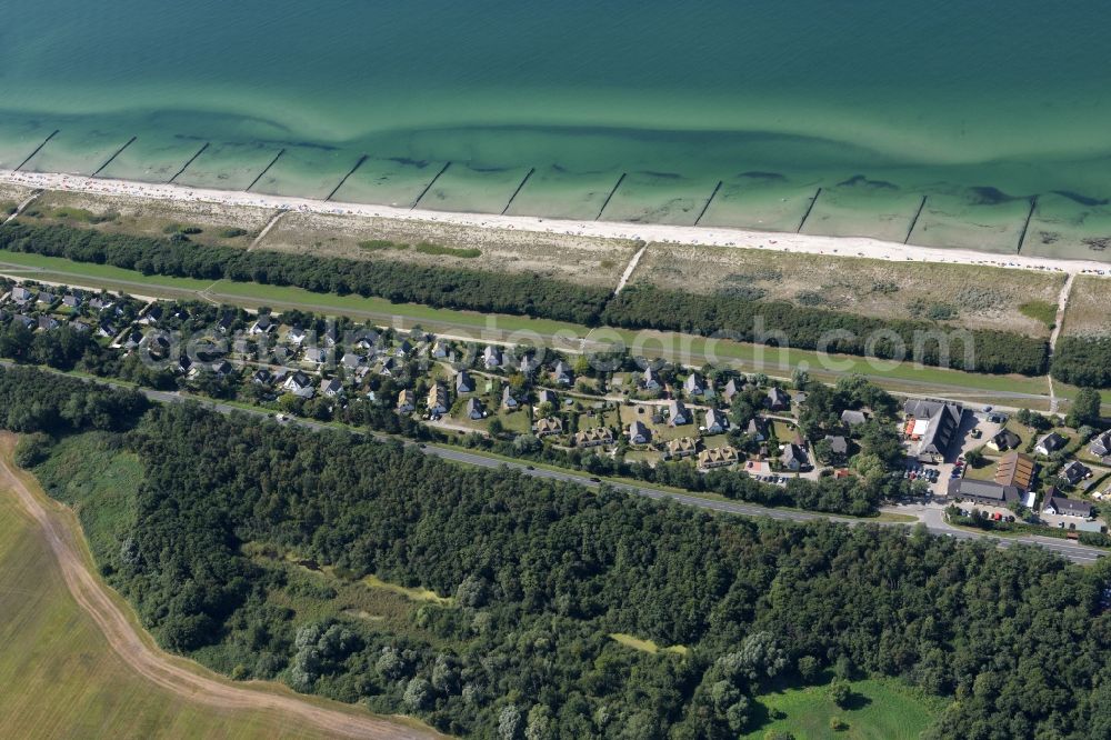 Wustrow from above - Holiday house plant of the park along the L21 in Wustrow in the state Mecklenburg - Western Pomerania