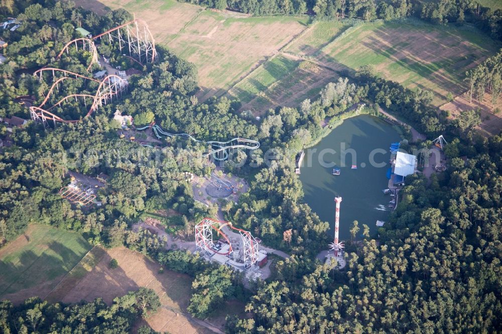 Haßloch from the bird's eye view: Holiday house plant of the park Holiday Park in Hassloch in the state Rhineland-Palatinate, Germany