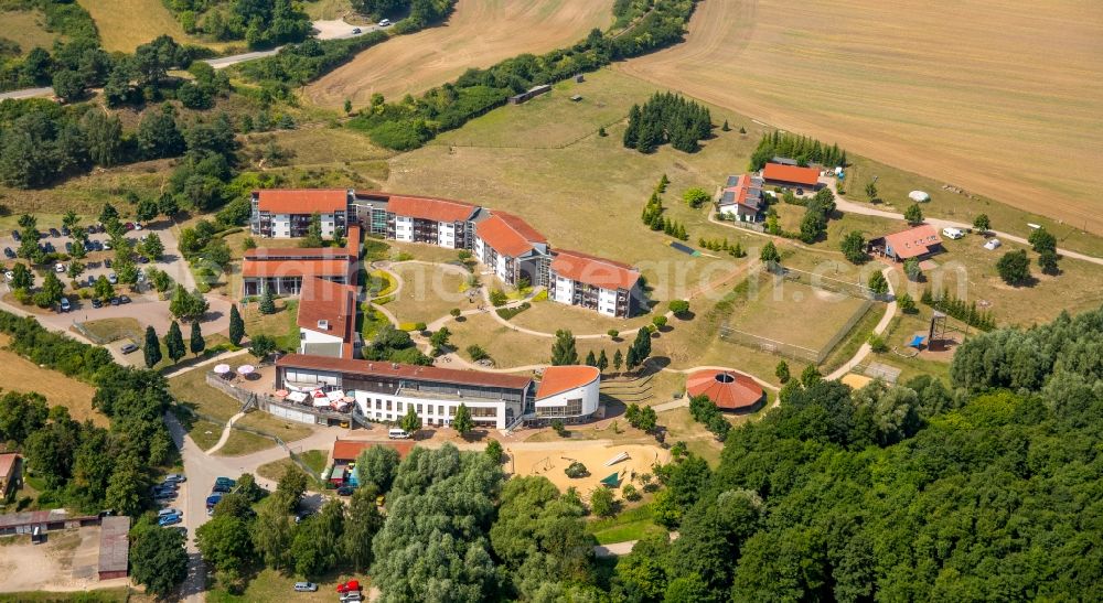 Aerial image Malchin - Holiday house plant of the park Kolping Ferienland Salem in the district Salem in Malchin in the state Mecklenburg - Western Pomerania