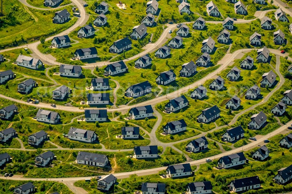 Aerial image Winterberg - Holiday house plant of the park Landal Winterberg In of Buere in Winterberg in the state North Rhine-Westphalia, Germany