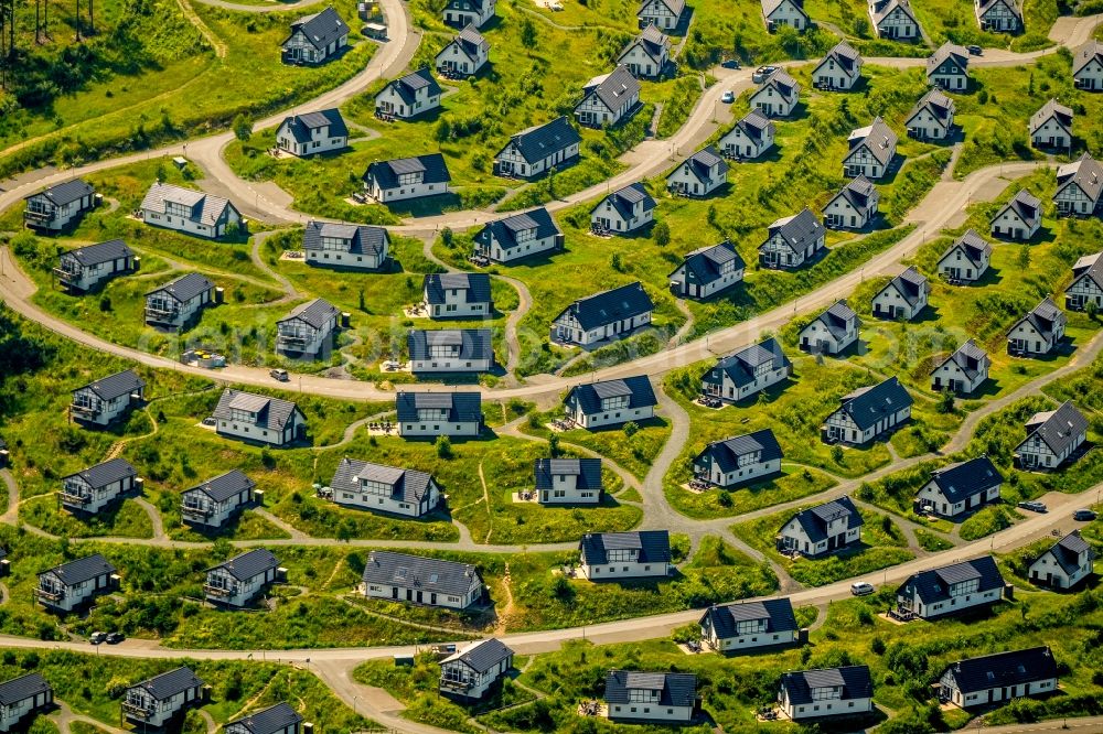 Aerial photograph Winterberg - Holiday house plant of the park Landal Winterberg In of Buere in Winterberg in the state North Rhine-Westphalia, Germany