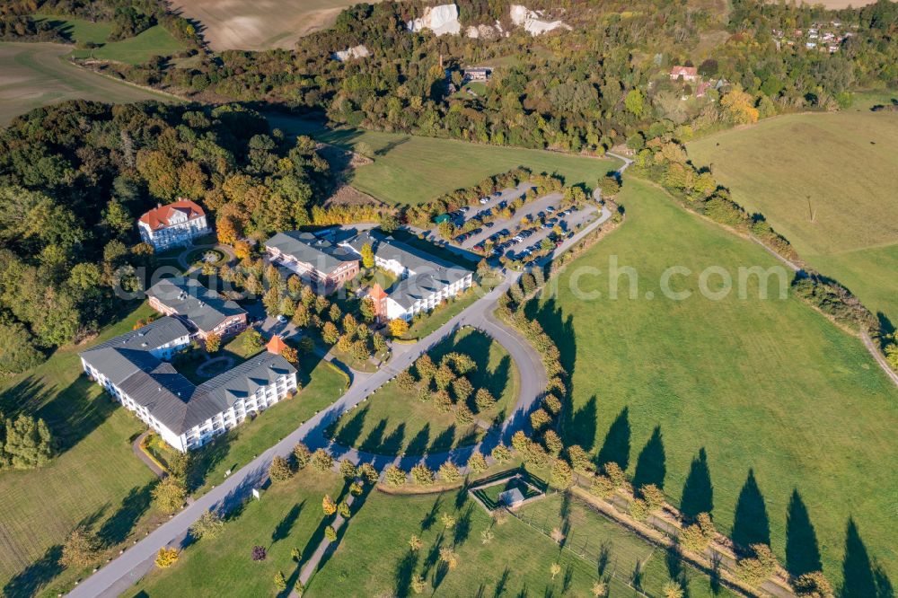 Aerial photograph Neddesitz - Holiday house plant of the park Precise Resort Ruegen on street Neddesitz in Neddesitz on the island of Ruegen in the state Mecklenburg - Western Pomerania, Germany