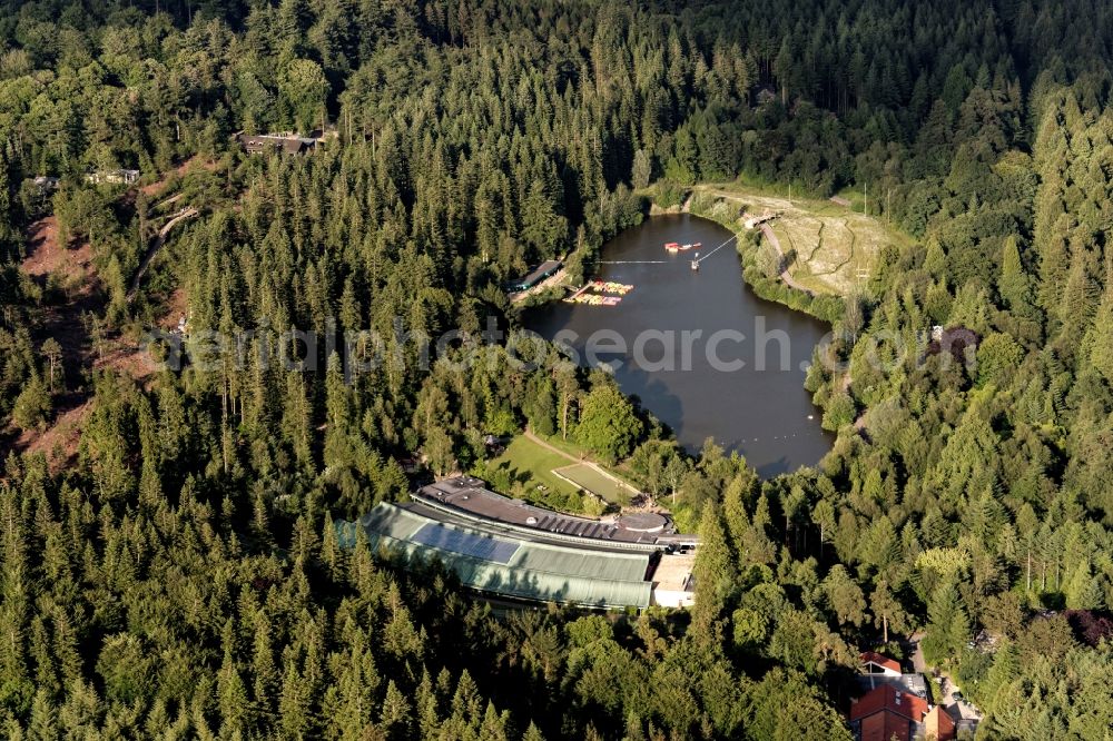 Horningsham from the bird's eye view: Holiday house plant of the park Rajinda Pradesh Center Parcs Longleat Forest in Horningsham in United Kingdom