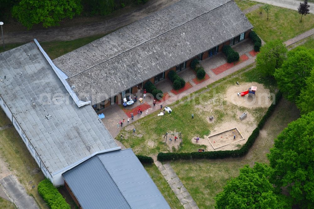 Störitz from the bird's eye view: Holiday house plant of the park in Stoeritz in the state Brandenburg, Germany