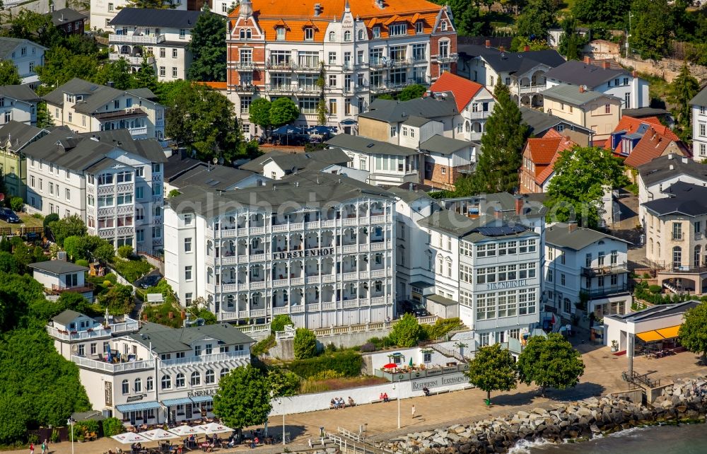 Aerial photograph Sassnitz - Holiday house plant of the park Fuerstenhof in the district Hagen in Sassnitz in the state Mecklenburg - Western Pomerania