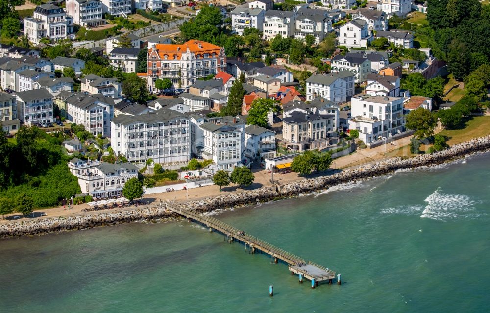 Sassnitz from the bird's eye view: Holiday house plant of the park Fuerstenhof in the district Hagen in Sassnitz in the state Mecklenburg - Western Pomerania