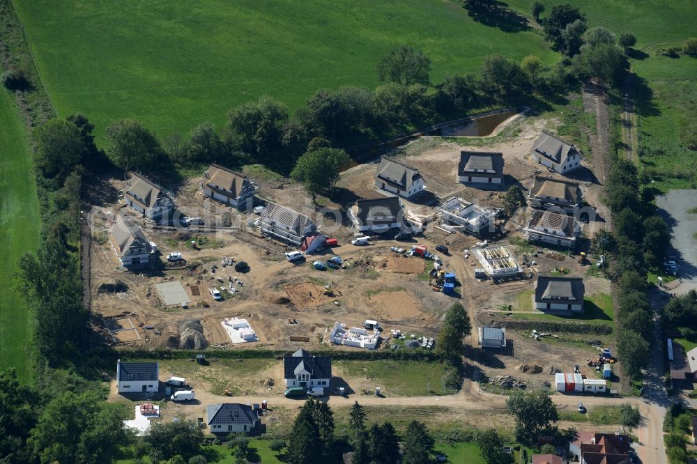 Aerial photograph Ostseebad Boltenhagen - Holiday house plant of the park at the Mariannenweg in Ostseebad Boltenhagen in the state Mecklenburg - Western Pomerania