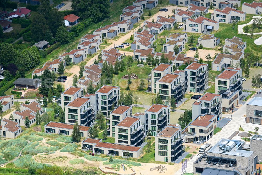 Aerial image Lembruch - Holiday house plant of the park Marissa Ferienpark on street Schodden Hof in the district Sandbrink in Lembruch in the state Lower Saxony, Germany