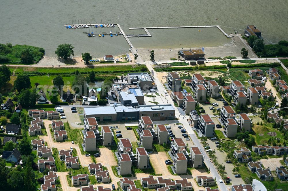 Aerial image Lembruch - Holiday house plant of the park Marissa Ferienpark on street Schodden Hof in the district Sandbrink in Lembruch in the state Lower Saxony, Germany