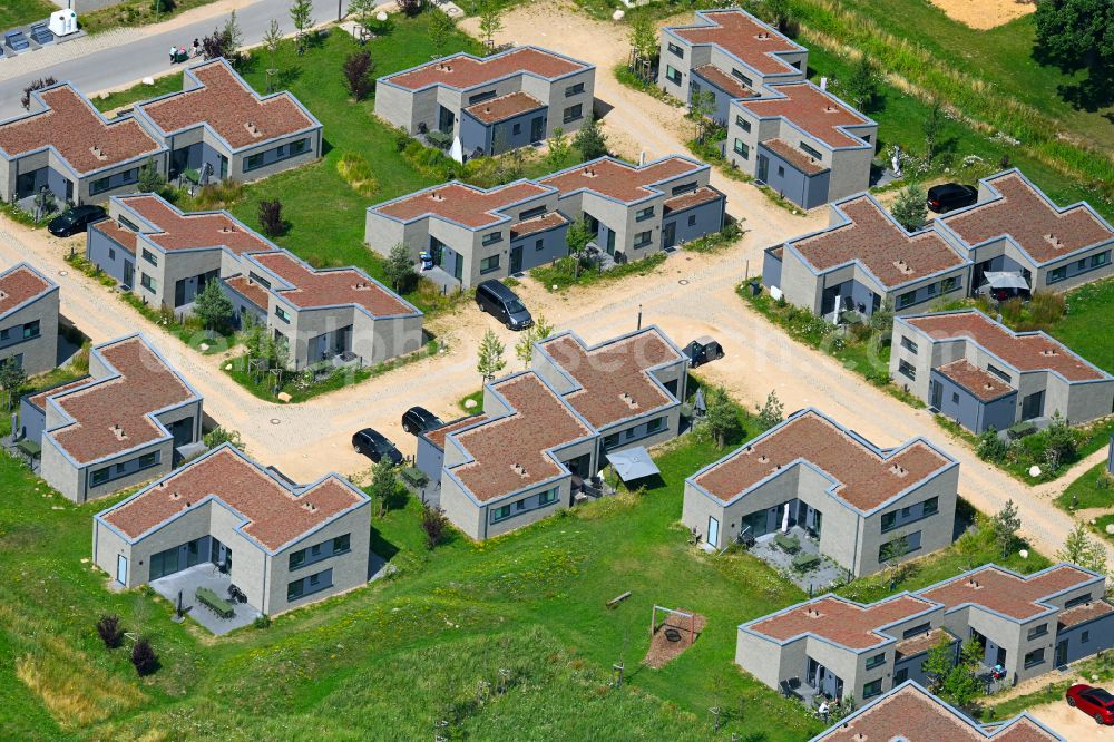 Aerial image Lembruch - Holiday house plant of the park Marissa Ferienpark on street Schodden Hof in the district Sandbrink in Lembruch in the state Lower Saxony, Germany