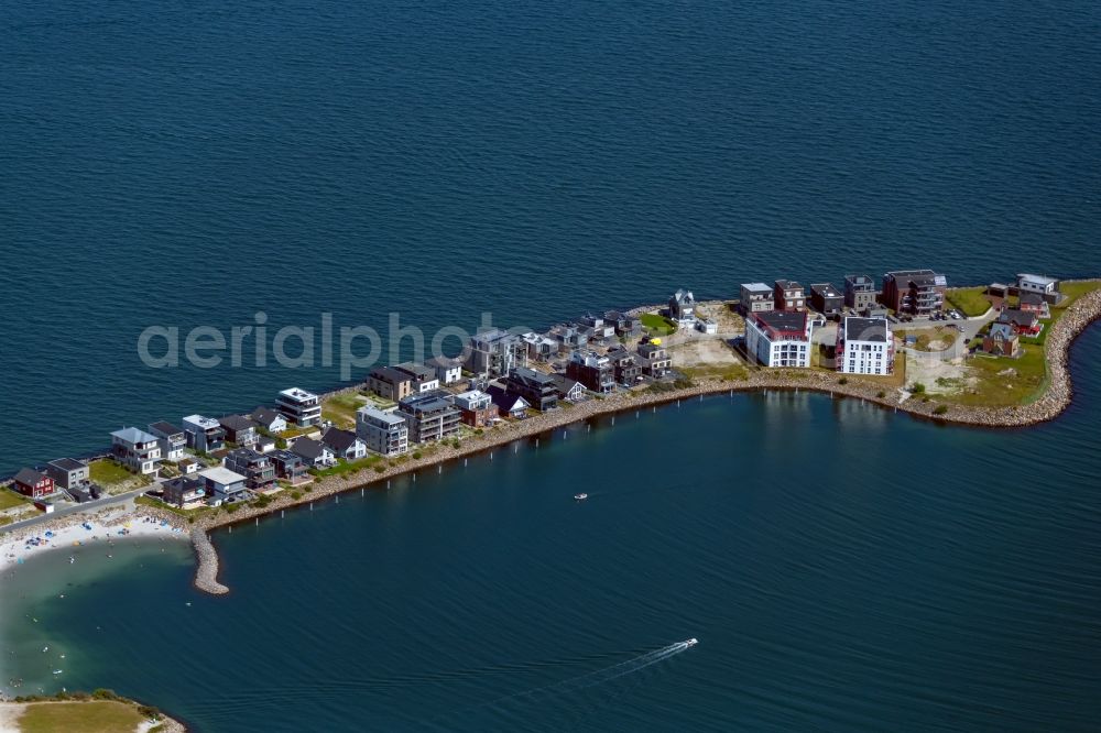 Kappeln from above - Holiday house plant of the park von NOVASOL AS in Kappeln in the state Schleswig-Holstein