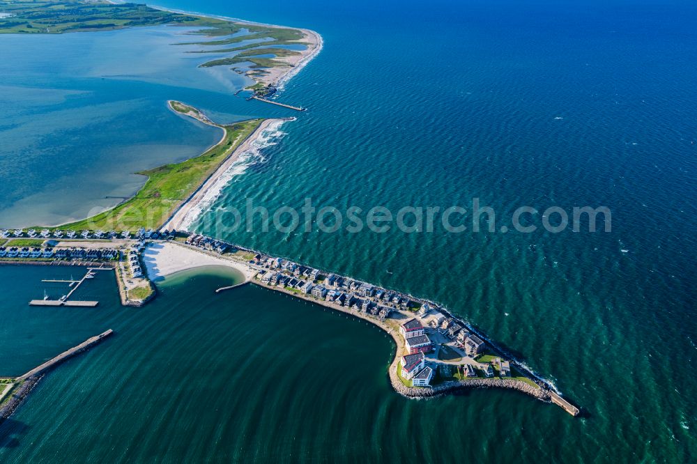 Kappeln from above - Holiday home complex in Olpenitz from NOVASOL AS and H&P Residenz Bollwark in Kappeln in the state of Schleswig-Holstein