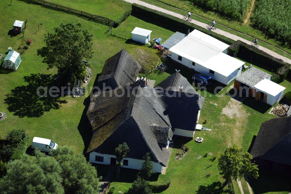 Ahrenshoop from above - Holiday house plant of the park in Ahrenshoop in the state Mecklenburg - Western Pomerania