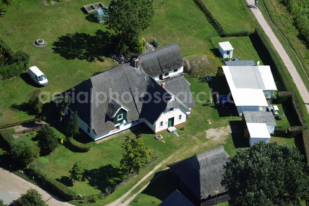 Ahrenshoop from the bird's eye view: Holiday house plant of the park in Ahrenshoop in the state Mecklenburg - Western Pomerania