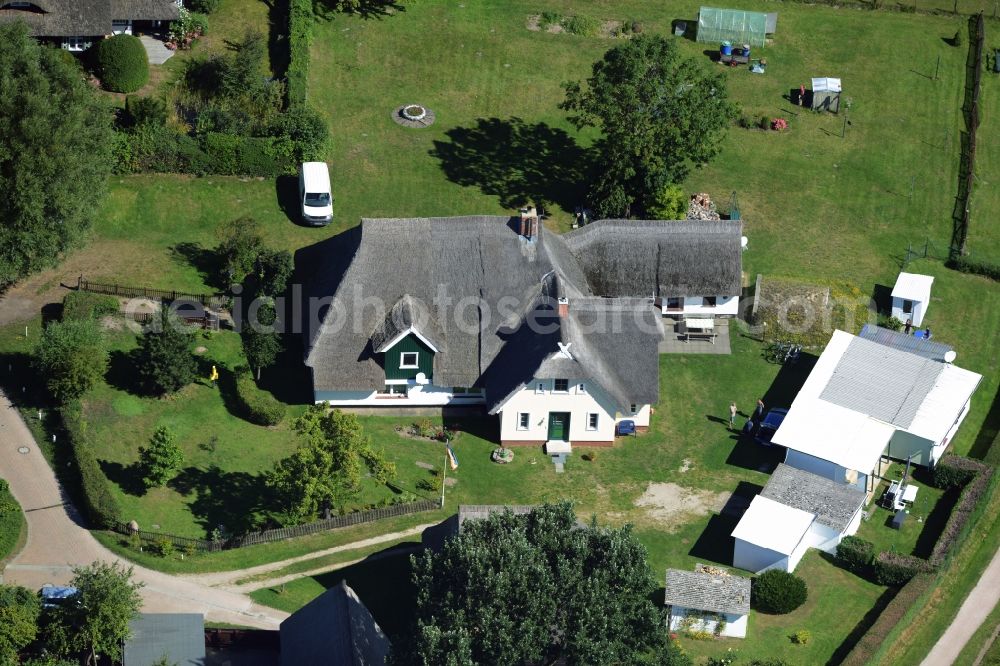 Aerial image Ahrenshoop - Holiday house plant of the park in Ahrenshoop in the state Mecklenburg - Western Pomerania