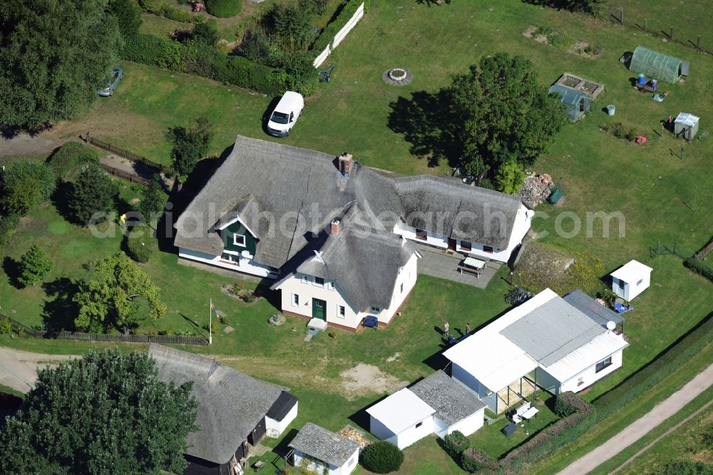 Aerial photograph Ahrenshoop - Holiday house plant of the park in Ahrenshoop in the state Mecklenburg - Western Pomerania