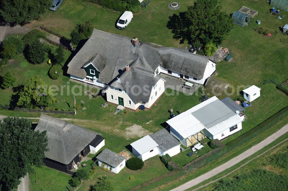 Ahrenshoop from the bird's eye view: Holiday house plant of the park in Ahrenshoop in the state Mecklenburg - Western Pomerania