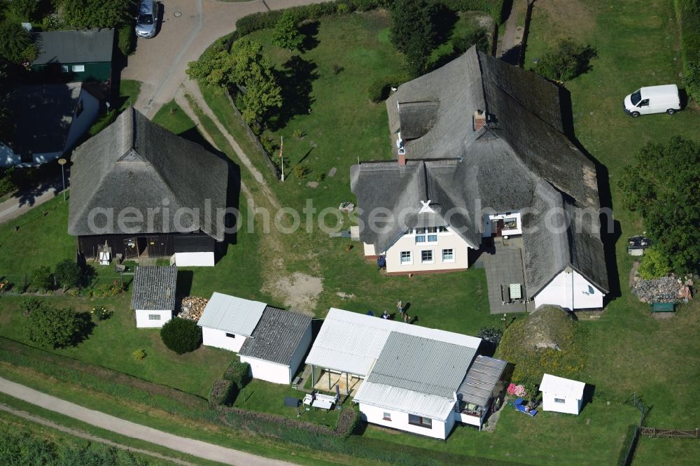 Aerial image Ahrenshoop - Holiday house plant of the park in Ahrenshoop in the state Mecklenburg - Western Pomerania