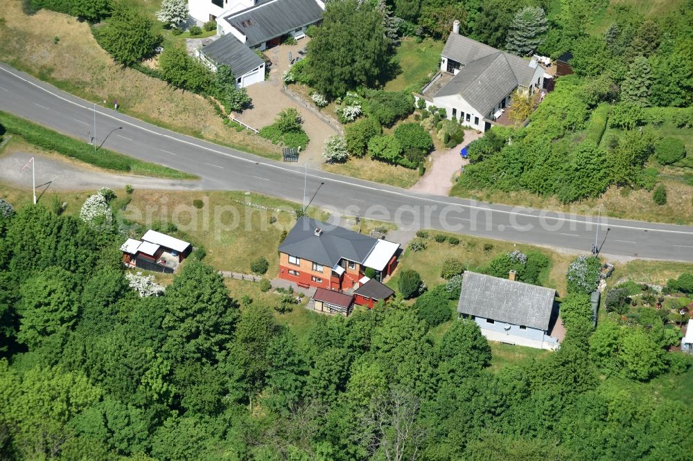 Aerial photograph Hasle - Holiday house plant of the park on Vang in Hasle Bornholm Island in Region Hovedstaden, Denmark