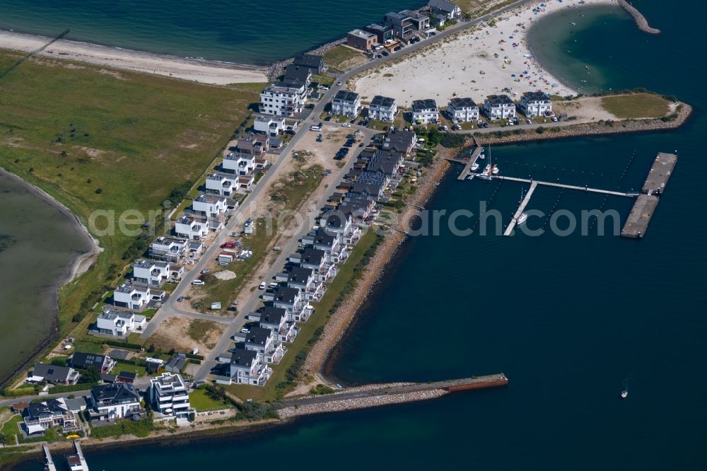 Aerial photograph Kappeln - Holiday house plant of the park Am Yachthafen in Kappeln in the state Schleswig-Holstein, Germany