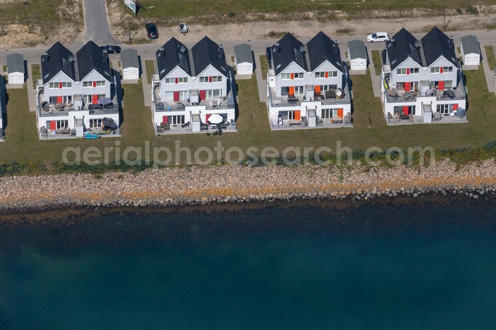 Aerial image Kappeln - Holiday house plant of the park Am Yachthafen in Kappeln in the state Schleswig-Holstein, Germany