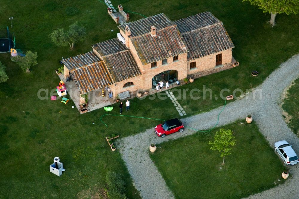 Aerial image Gabbiano - Holiday house in Gabbiano in Toscana, Italy