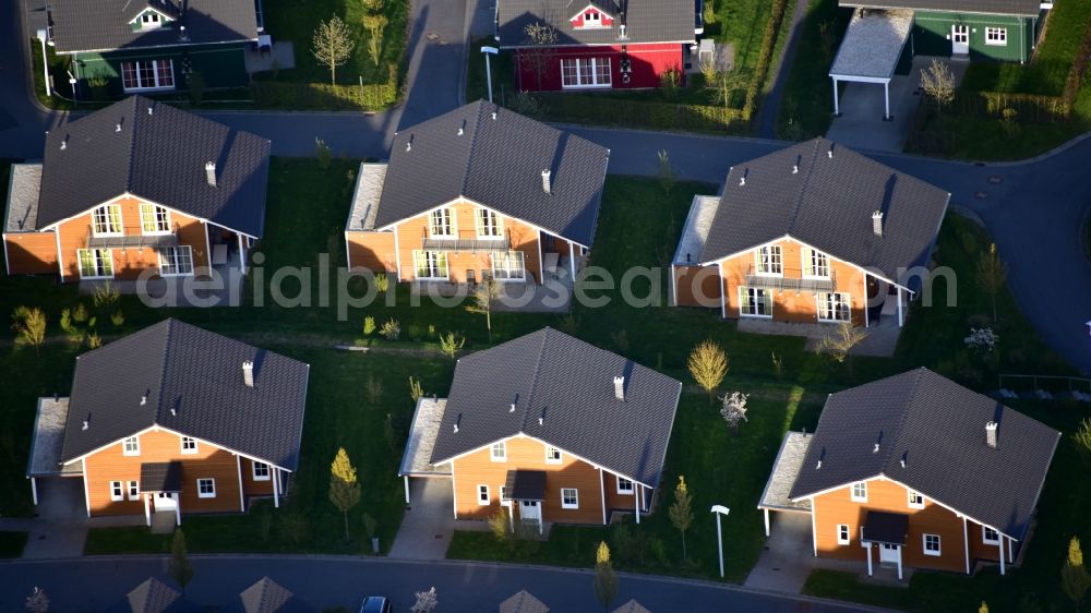 Drees from above - Ferienhausanlage in Drees in the state Rhineland-Palatinate, Germany