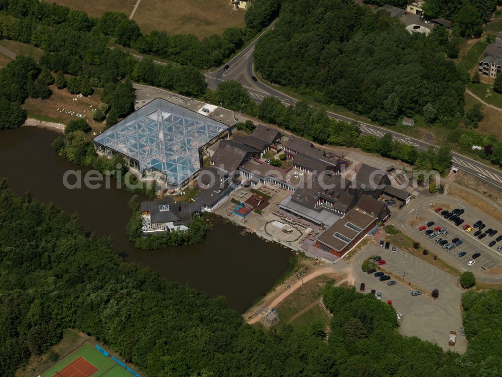 Aerial image Oberhambach - View of the holiday park Hambachtal in Oberhambach in the state Rhineland-Palatinate