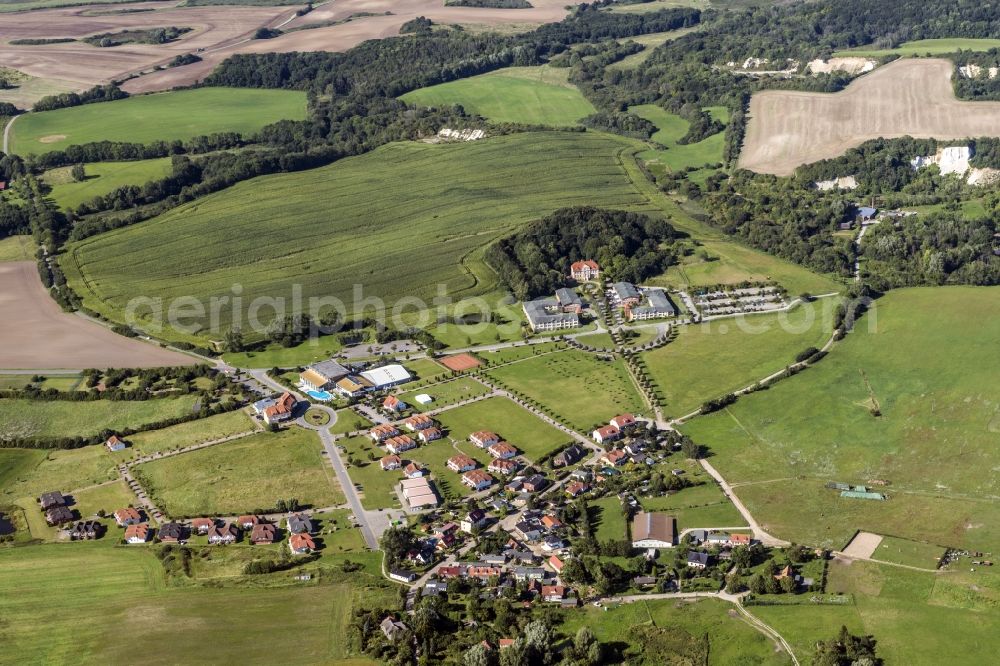 Sagard from above - Holidaypark island Ruegen in the district Neddesitz in Sagard in the state Mecklenburg - Western Pomerania