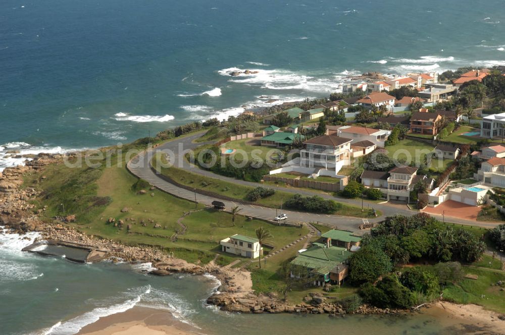 RAMSGATE from above - Holiday flats and residental houses in Ramsgate, a seaside resort at the coast of South Africa