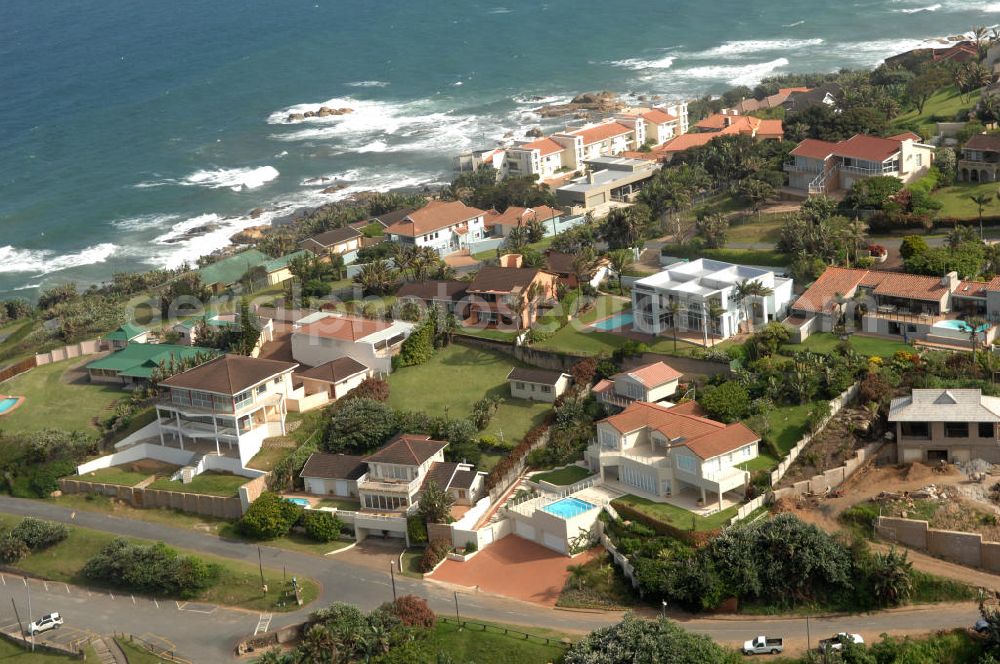 RAMSGATE from the bird's eye view: Holiday flats and residental houses in Ramsgate, a seaside resort at the coast of South Africa