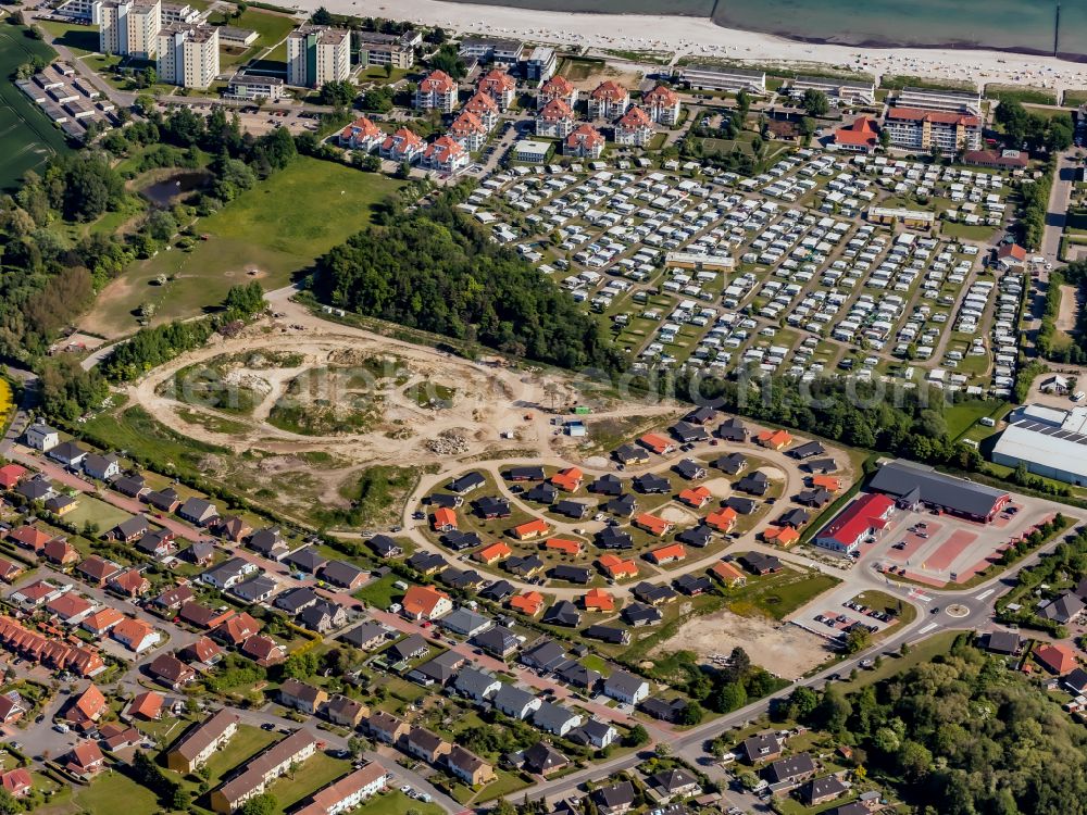 Großenbrode from above - Apartment Holiday Vital Resort in Grossenbrode in the state Schleswig-Holstein, Germany