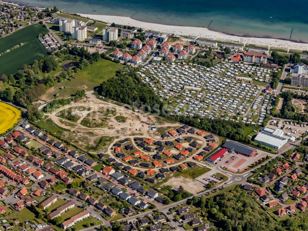 Großenbrode from the bird's eye view: Apartment Holiday Vital Resort in Grossenbrode in the state Schleswig-Holstein, Germany