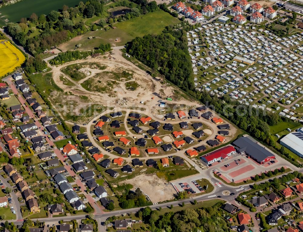 Großenbrode from the bird's eye view: Apartment Holiday Vital Resort in Grossenbrode in the state Schleswig-Holstein, Germany