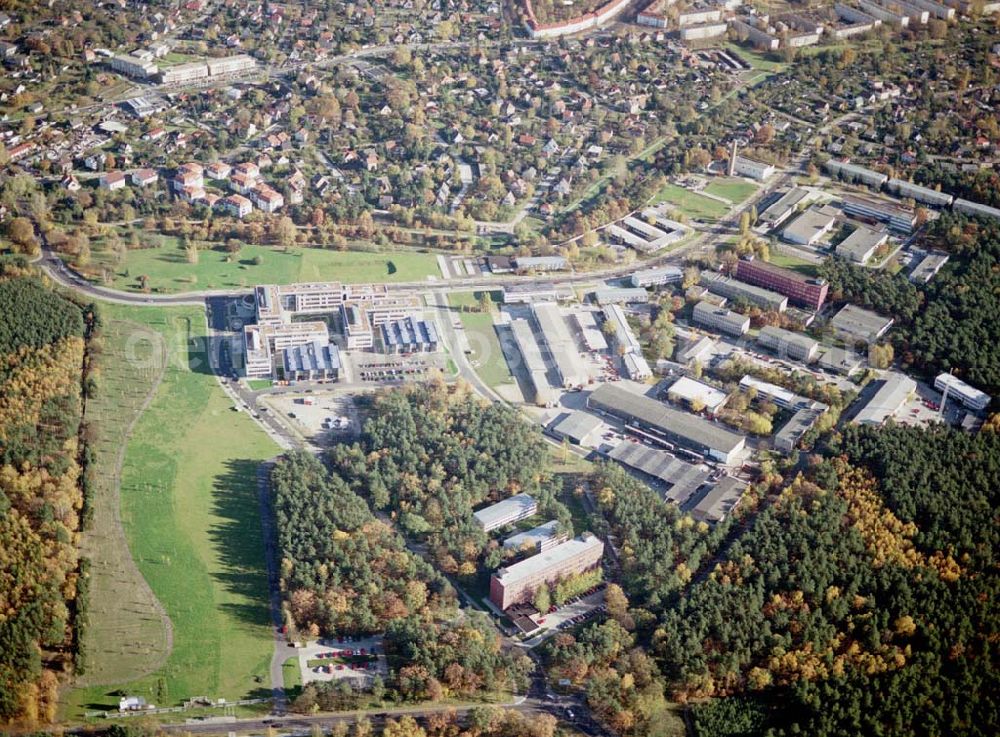 Berlin - Köpenick from above - Feriger Neubau auf dem Gelände des Innovationsparkes Wuhlheide in Berlin - Köpenick.