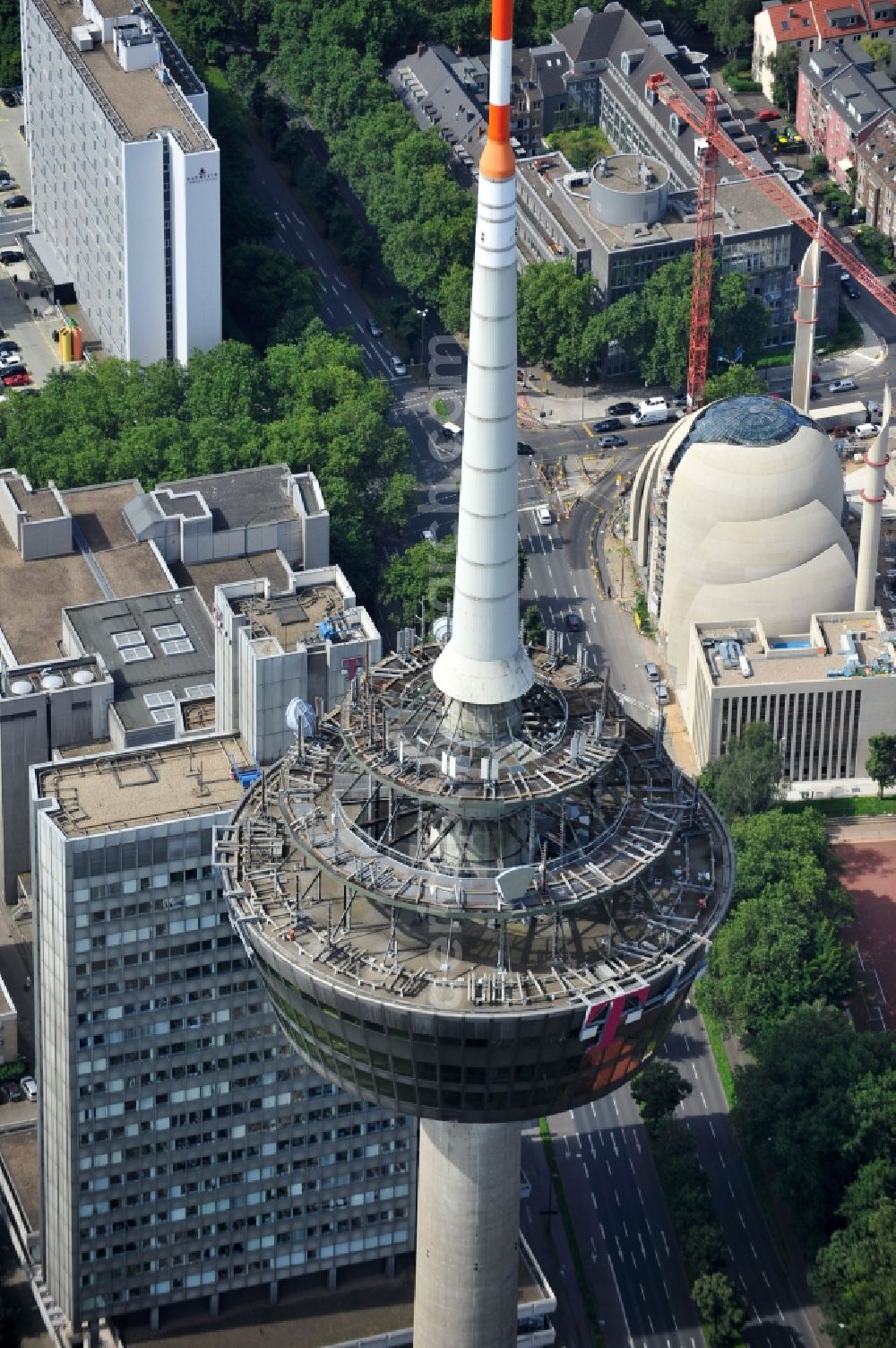 Köln from the bird's eye view: Television Tower Colonius in Cologne in the state North Rhine-Westphalia, Germany