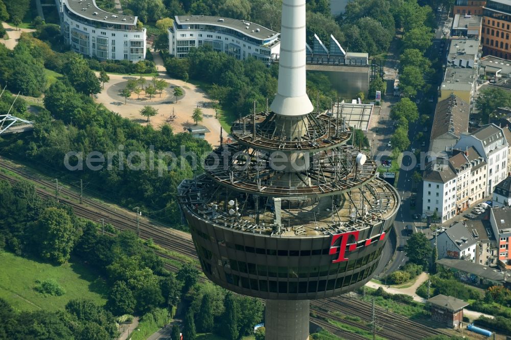 Köln from the bird's eye view: Television Tower Colonius in Cologne in the state North Rhine-Westphalia, Germany