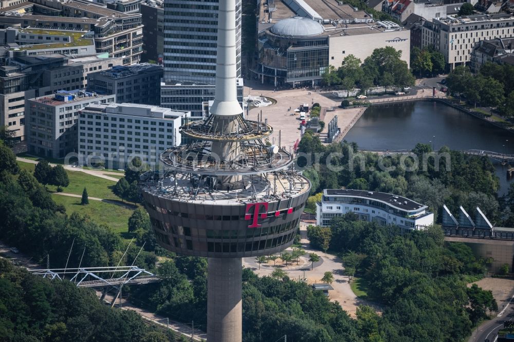 Aerial photograph Köln - Television Tower Colonius in Cologne in the state North Rhine-Westphalia, Germany