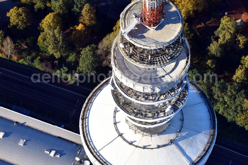 Hamburg from above - The Heinrich-Hertz-Turm in Hamburg