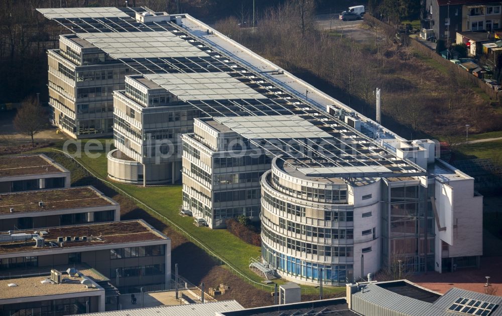 Hagen from above - View of the distance university Hagen in the state North Rhine-Westphalia