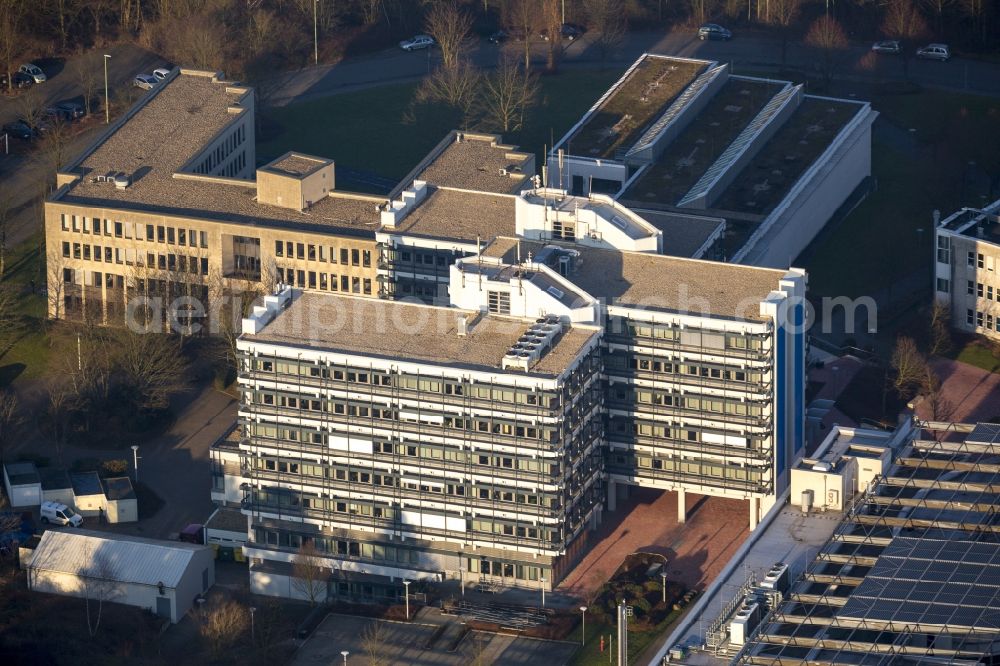 Hagen from above - View of the distance university Hagen in the state North Rhine-Westphalia