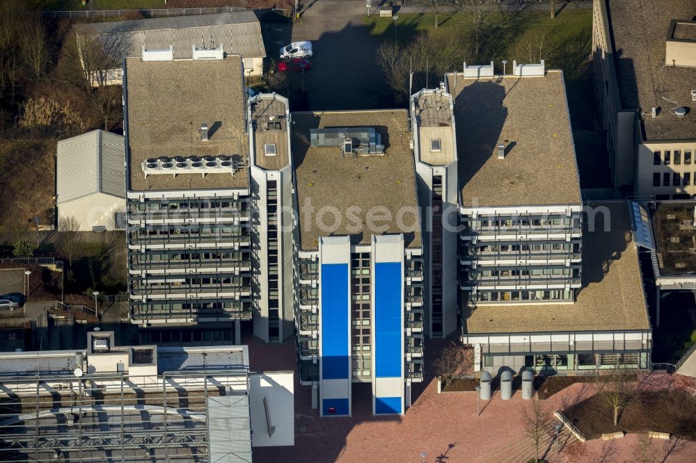 Hagen from above - View of the distance university Hagen in the state North Rhine-Westphalia