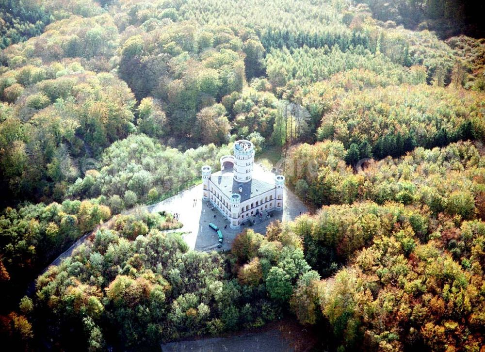 Aerial image Granitz auf Rügen / MV - Fertig rekonstruiertes Jagdschloß Granitz auf Rügen.