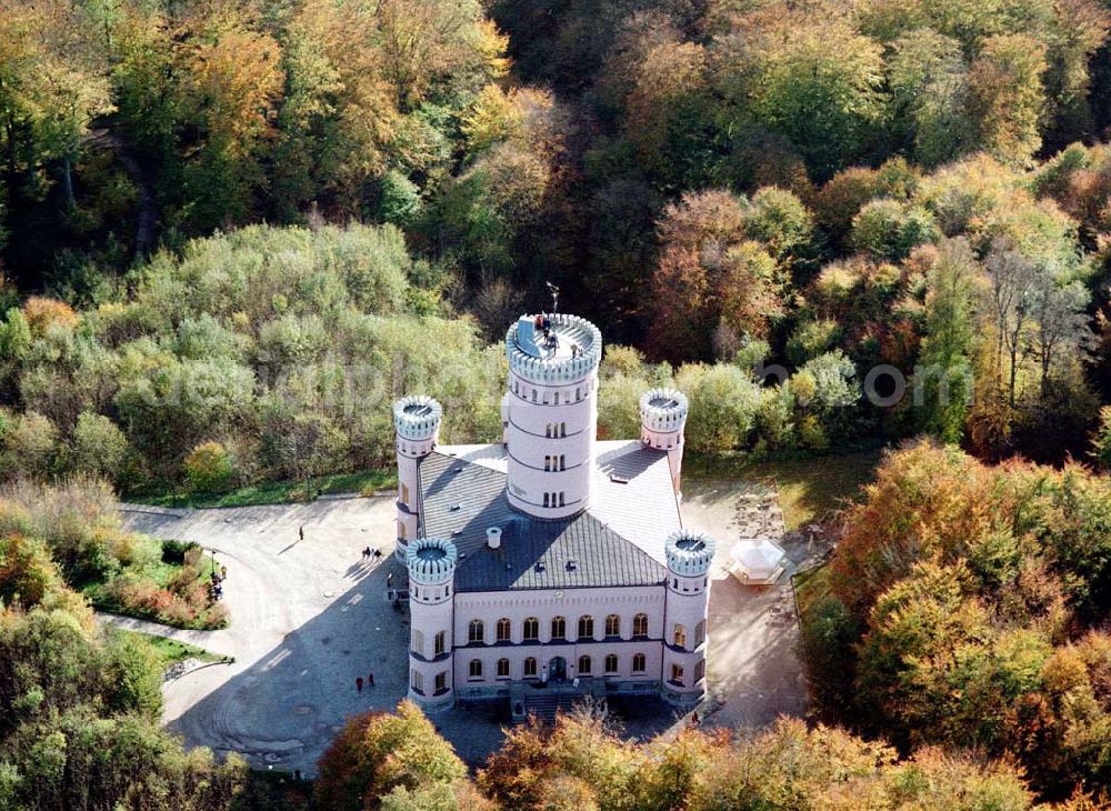 Aerial image Granitz auf Rügen / MV - Fertig rekonstruiertes Jagdschloß Granitz auf Rügen.