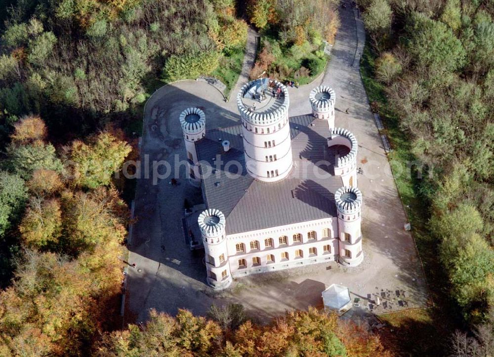 Aerial image Granitz auf Rügen / MV - Fertig rekonstruiertes Jagdschloß Granitz auf Rügen.