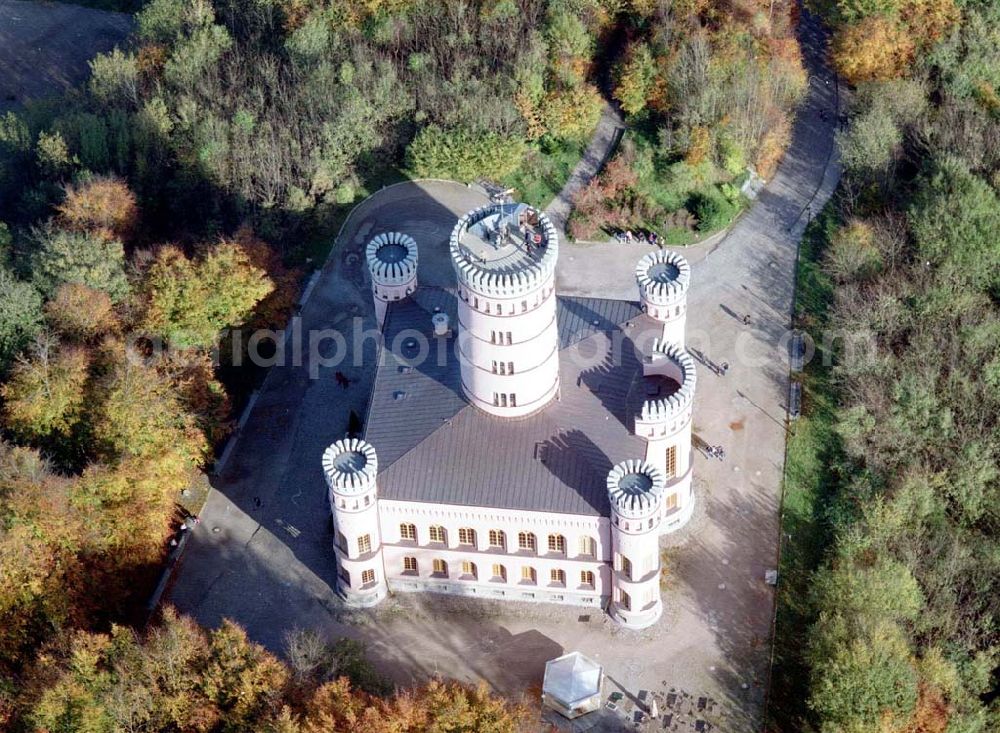 Aerial photograph Granitz auf Rügen / MV - Fertig rekonstruiertes Jagdschloß Granitz auf Rügen.