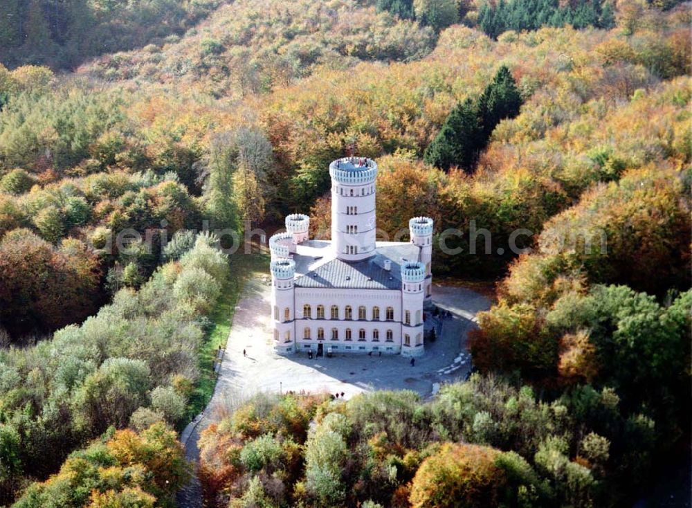 Aerial image Granitz auf Rügen / MV - Fertig rekonstruiertes Jagdschloß Granitz auf Rügen.