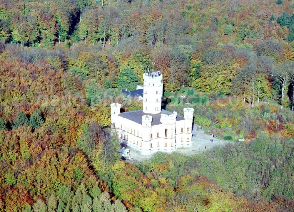 Aerial image Granitz auf Rügen / MV - Fertig rekonstruiertes Jagdschloß Granitz auf Rügen.