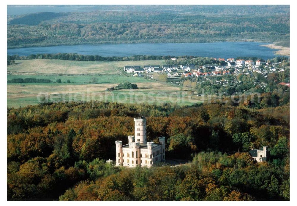 Aerial photograph Granitz auf Rügen / MV - Fertig rekonstruiertes Jagdschloß Granitz auf Rügen.